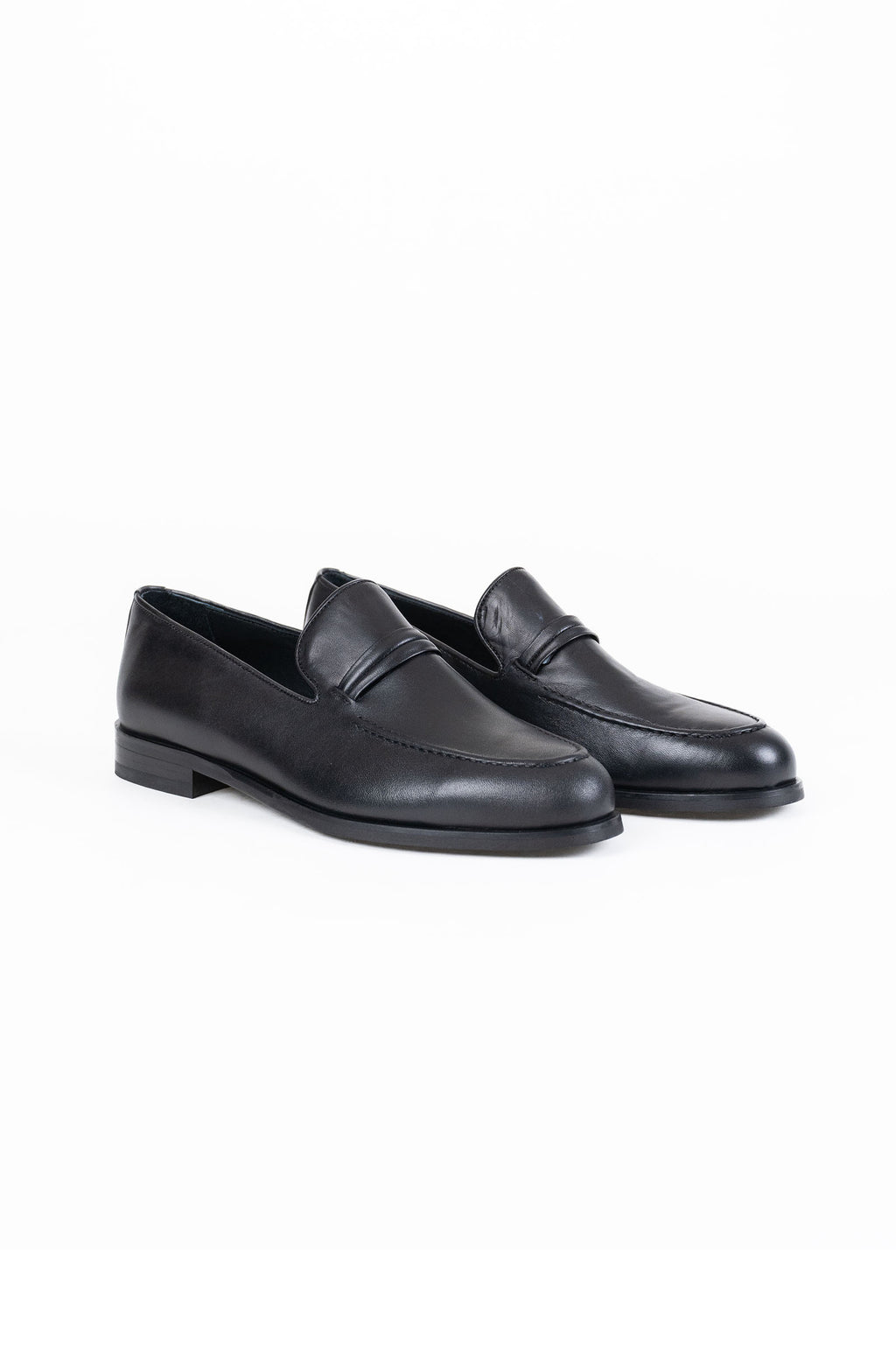 Leather Saddle Loafer