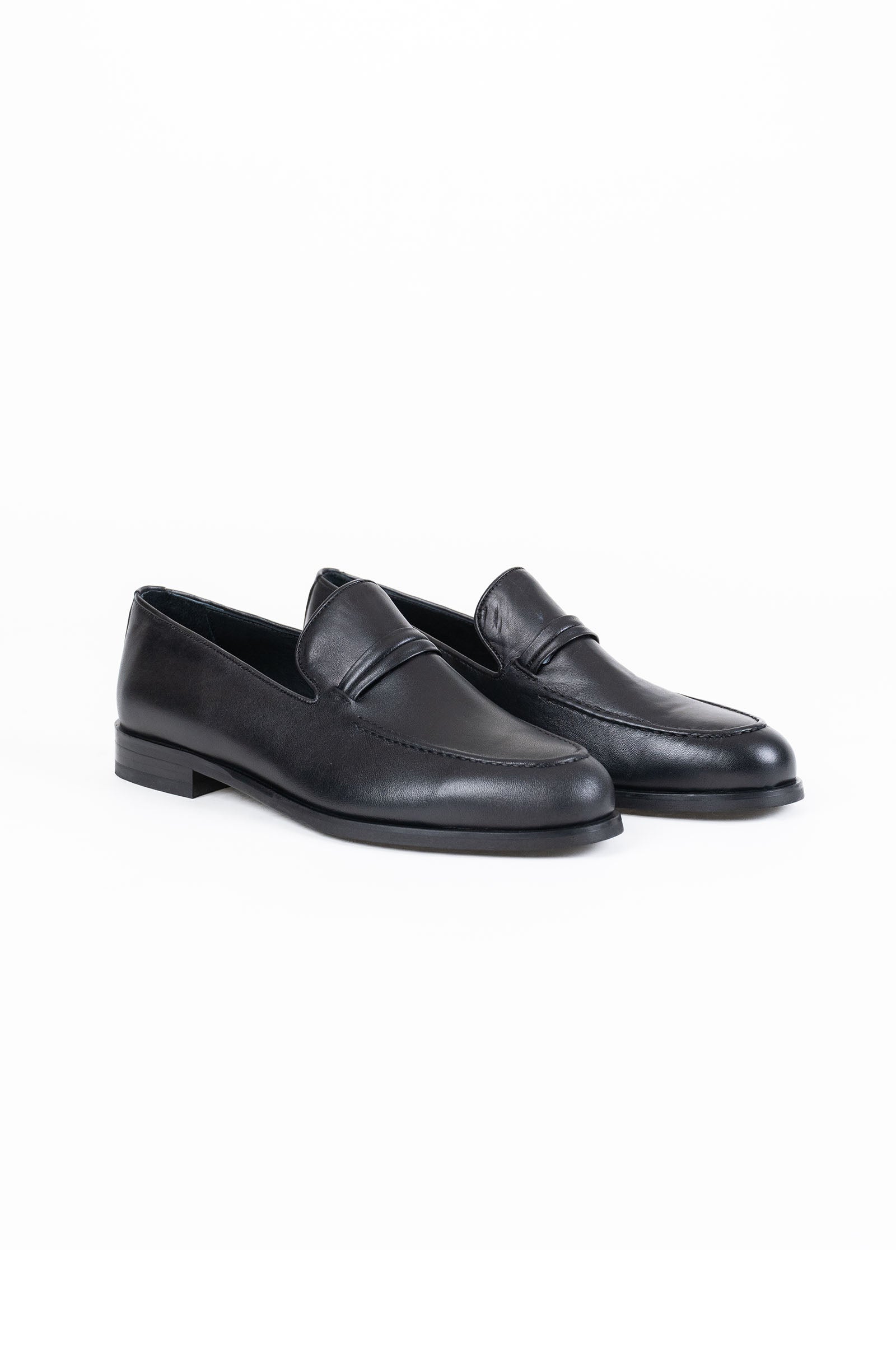 Leather Saddle Loafer