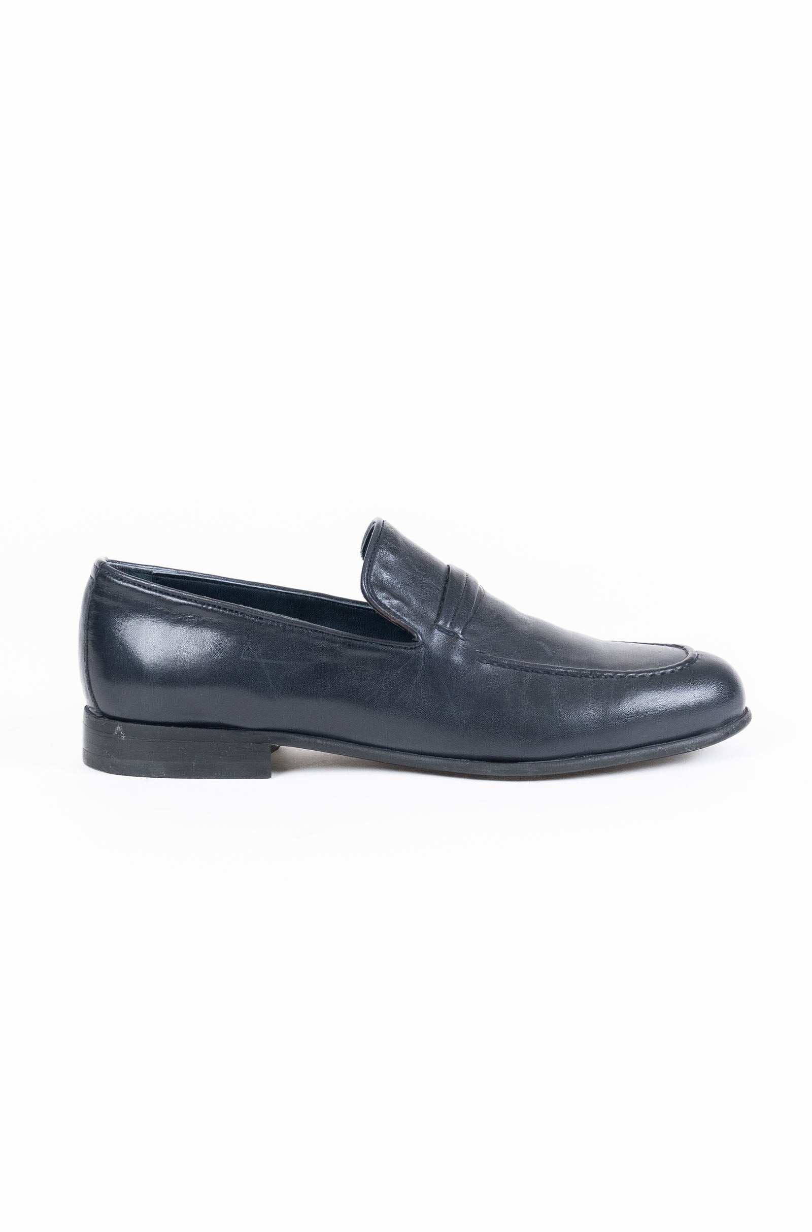 Leather Saddle Loafer