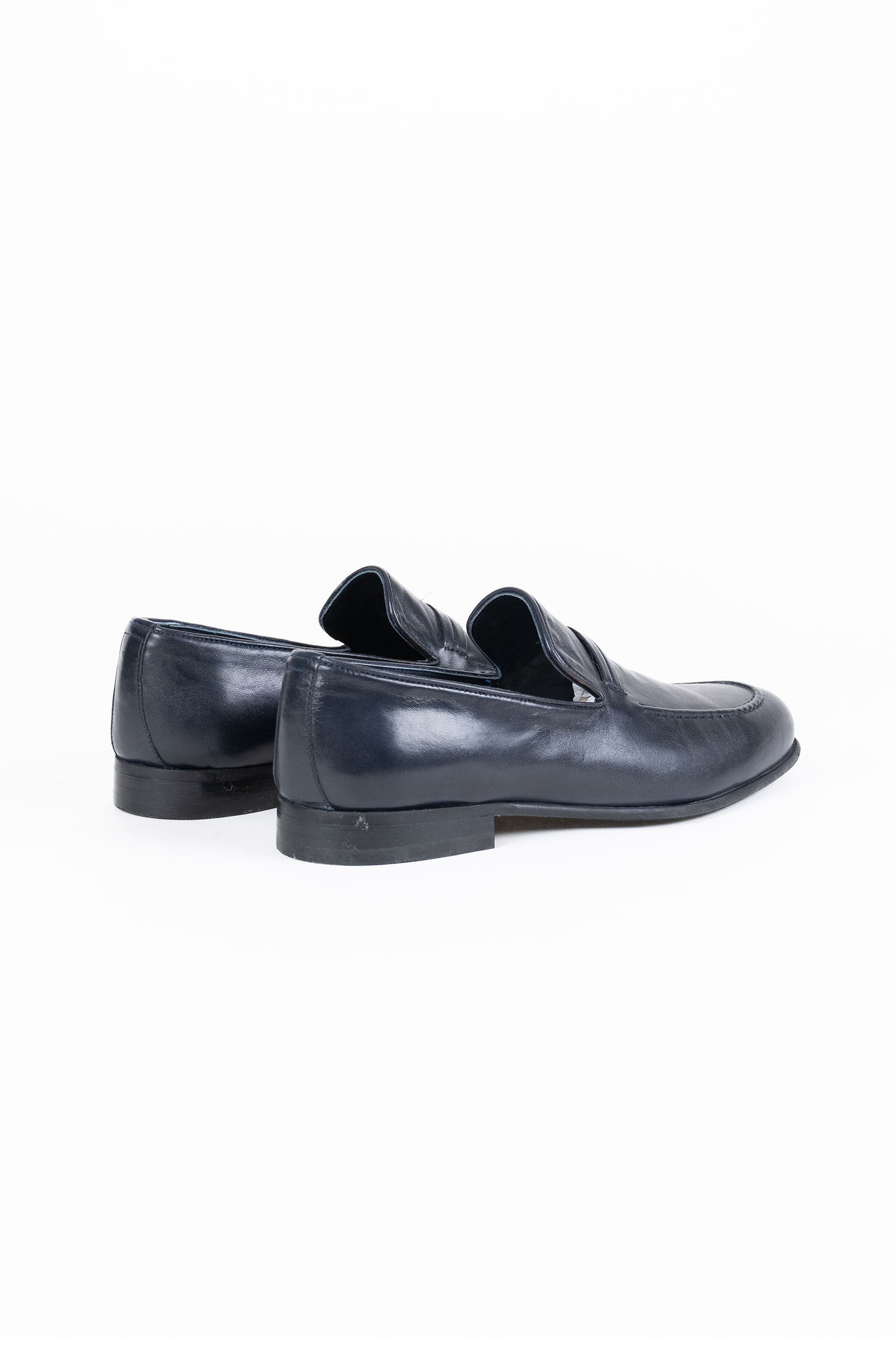 Leather Saddle Loafer