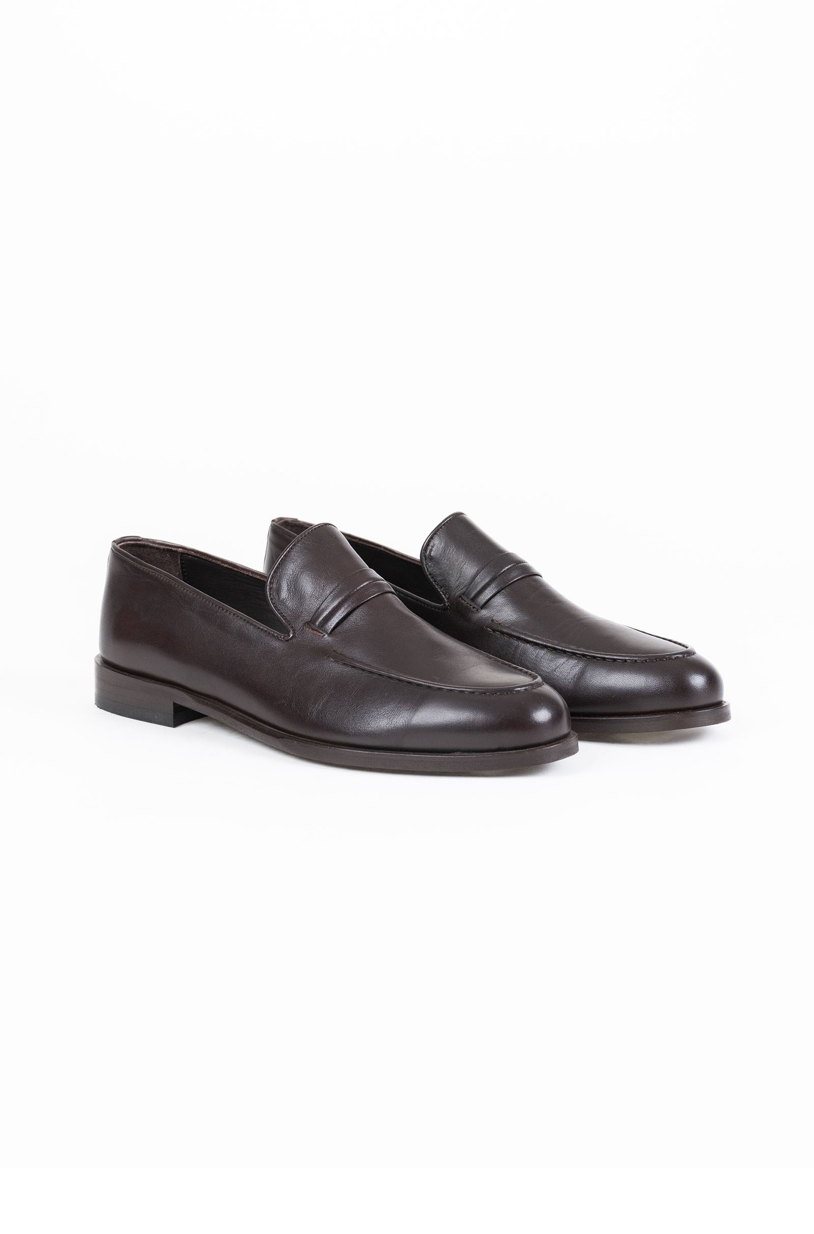 Leather Saddle Loafer