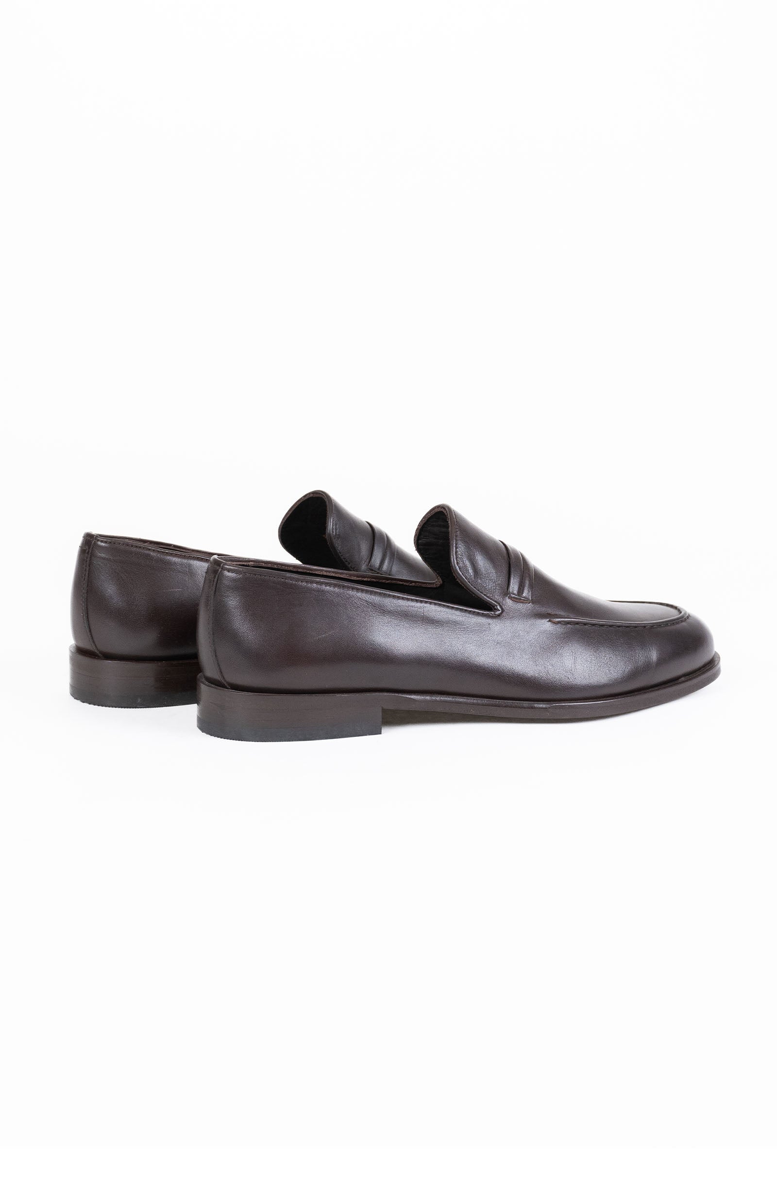 Leather Saddle Loafer