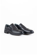 Leather Slip-On Wingtip Brogue Formal Shoes