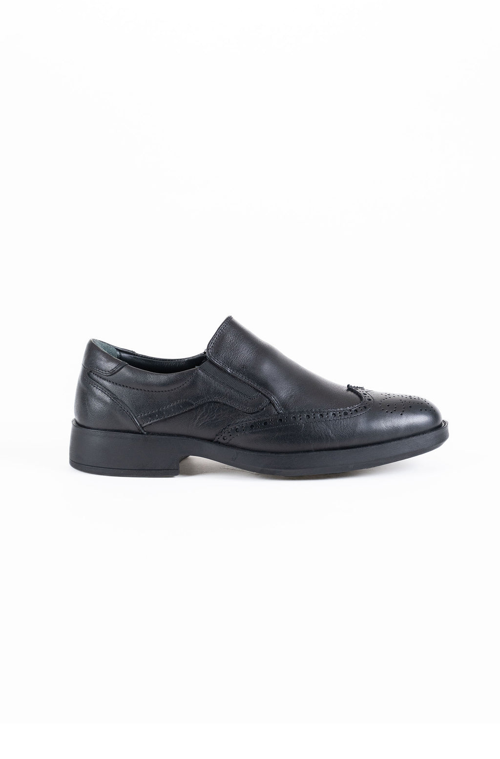 Leather Slip-On Wingtip Brogue Formal Shoes