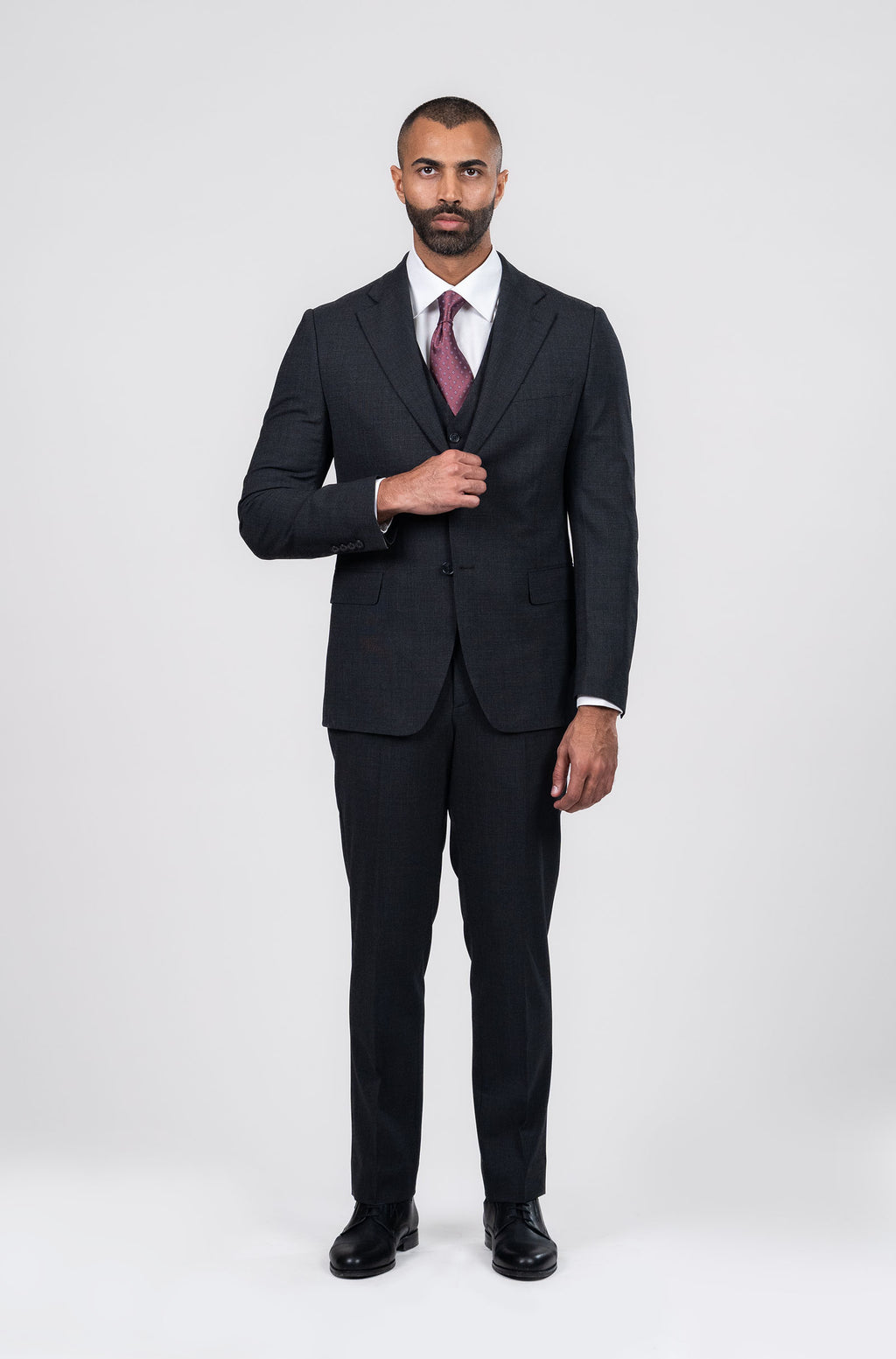 Nailhead Flexury Super 120's Suit