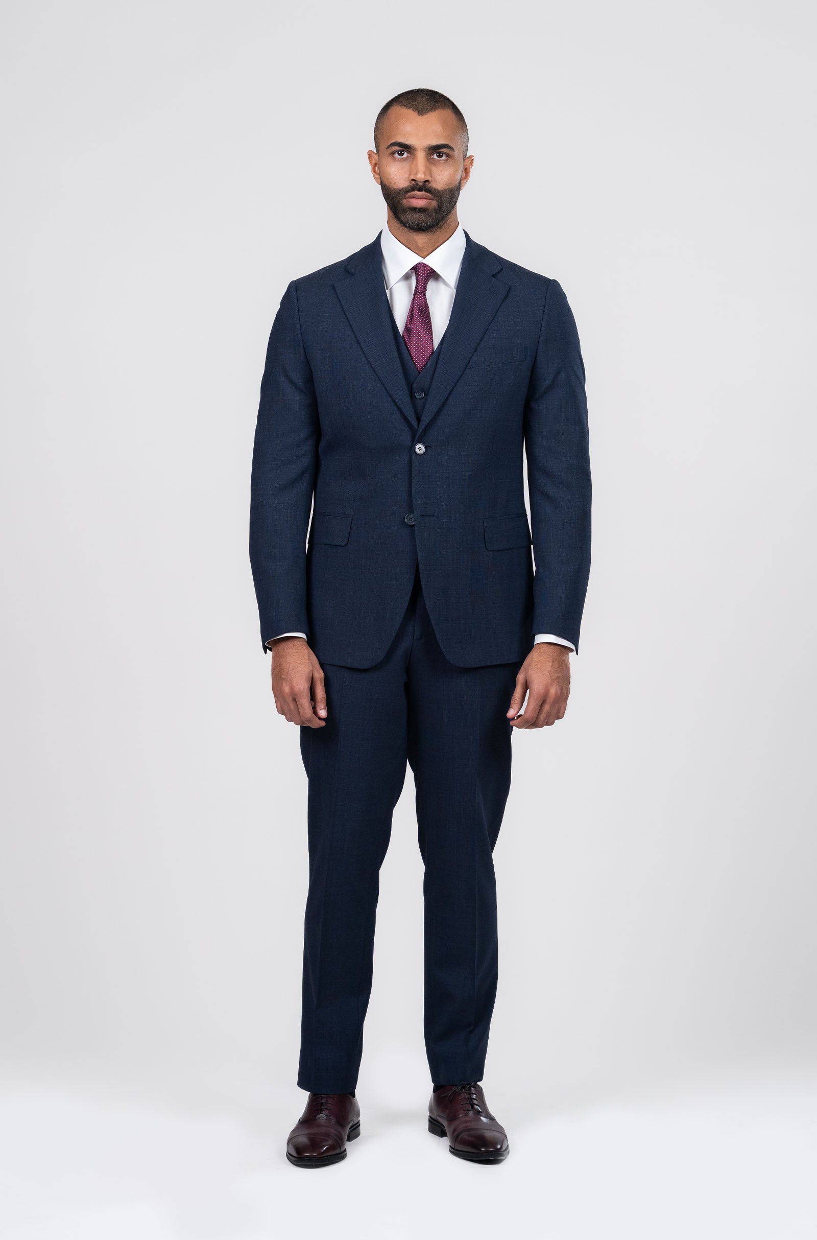 Nailhead Flexury Super 120's Suit