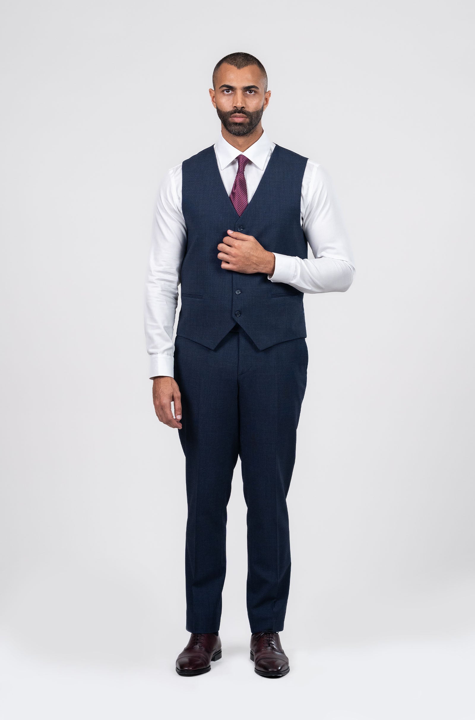 Nailhead Flexury Super 120's Suit