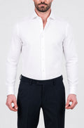 Landini Cutaway Herringbone Non-Iron Shirt