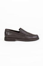 Leaher Apron Toe Slip-On