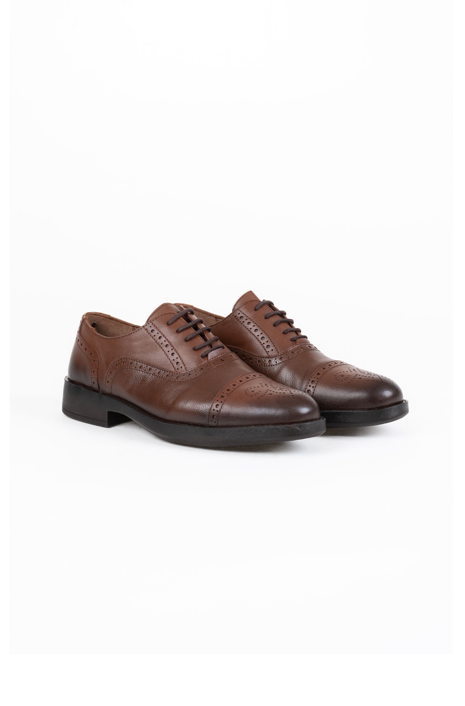 Leather Brogue Oxford Formal Shoes